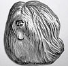 Old English Sheepdog head. Facing front. 5” x 4.5”