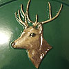 Stag’s head. Facing left. 5.5” x 4”