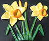 Daffodils. 4” x 4.5”
