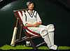 Cricketer Sat in deck chair 5” x 5”