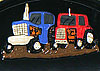 Tractors. (Pair) Massey Ferguson 4.5” x 7”