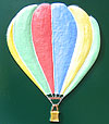 Aircraft. Hot Air Balloon 7.5” x 6”