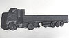 Lorry. Mercedes Articulated 3.5” x 11”