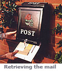 posting and retrieval of mail is easy and convenient