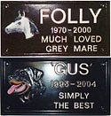  plaques to remember your much loved pets